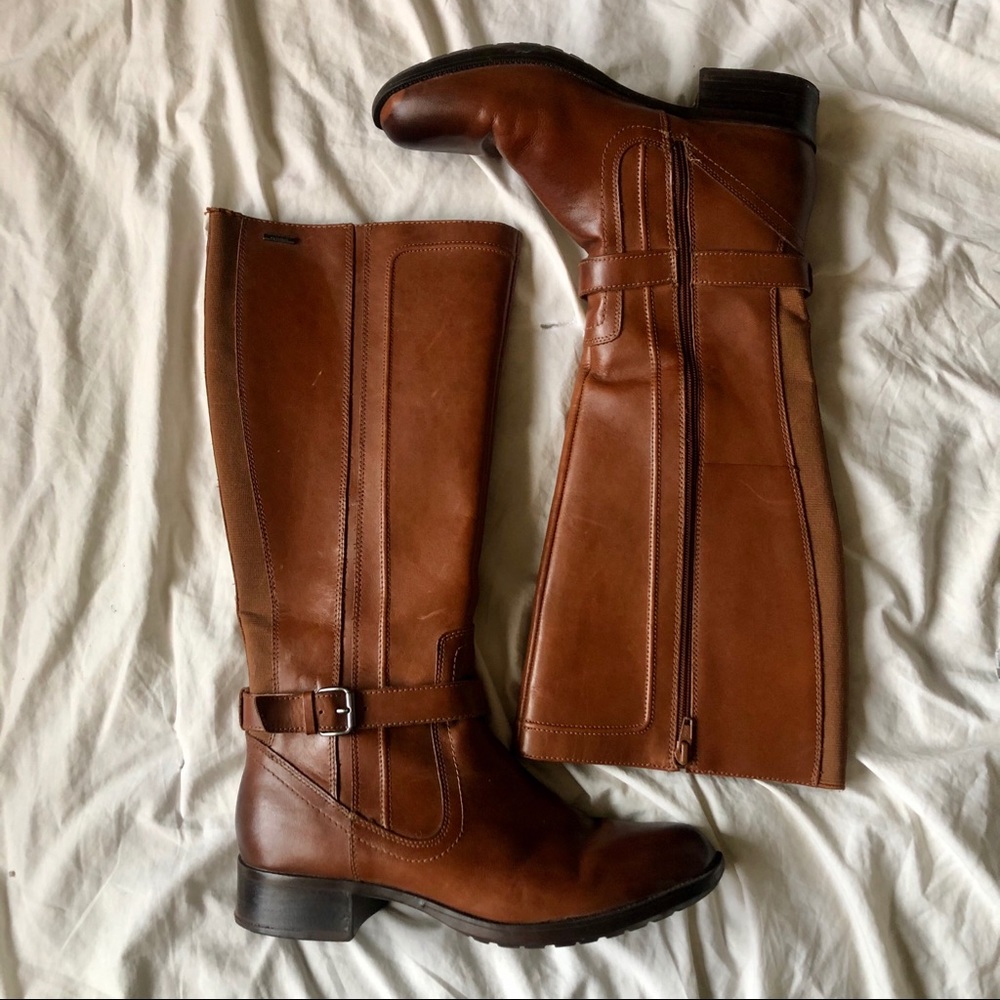 Rockport Brown Ombré “Christy Tall” Riding Boots